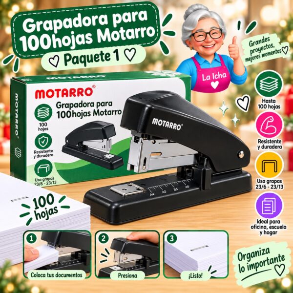 Grapadora para 100hojas Motarro