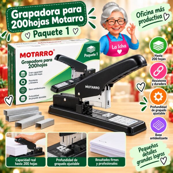 Grapadora para 200hojas Motarro