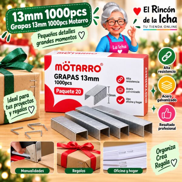 13mm 1000pcs Grapas 13mm 1000pcs Motarro