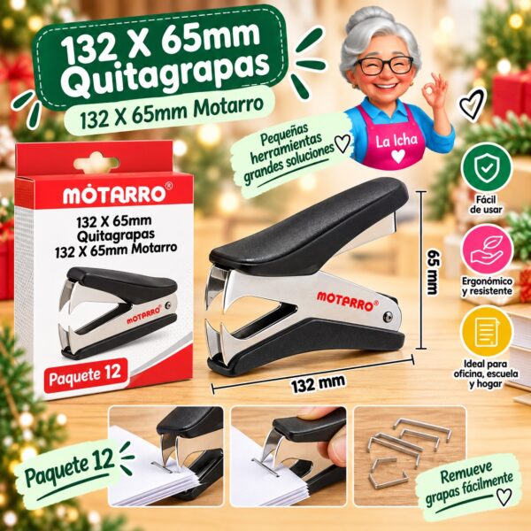 132 X 65mm Quitagrapas 132 X 65mm Motarro