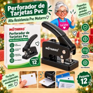 Perforador de Tarjetas Pvc Alta Resistencia Pvc Motarro