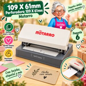 109 X 61mm Perforadora 109 X 61mm Motarro