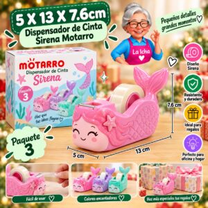 RI-0007993 5 X 13 X 7.6cm Dispensador de Cinta Sirena Motarro