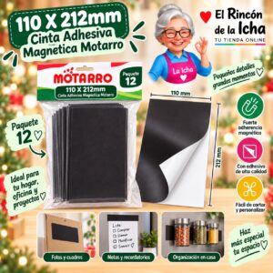 110 X 212mm Cinta Adhesiva Magnetica Motarro