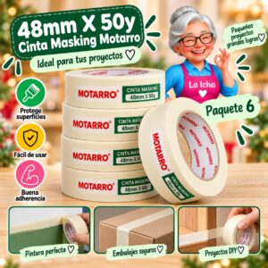 RI-0008013 48mm X 50y Cinta Masking Motarro