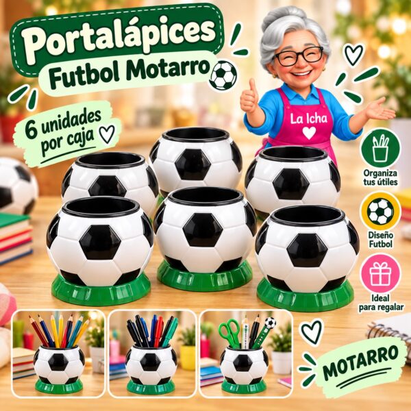 Portalápices Futbol Motarro