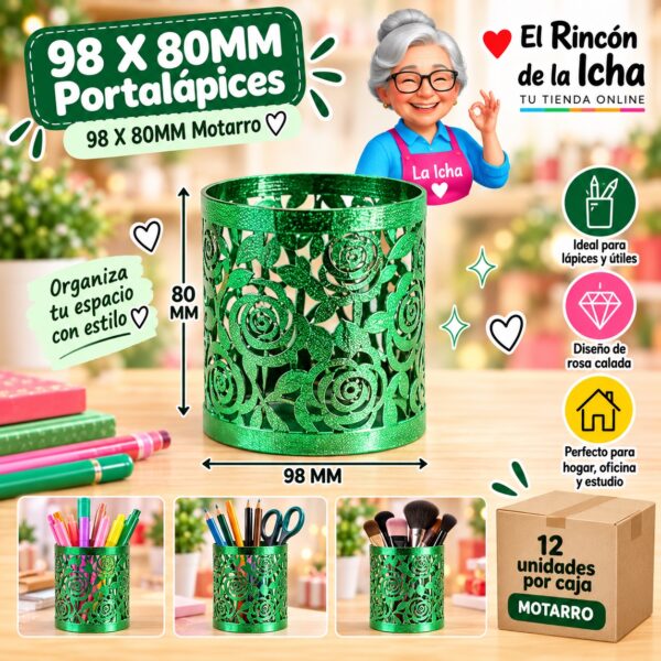 RI-0008095 98 X 80MM Portalápices 98 X 80MM Motarro