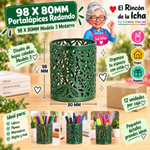 RI-0008096 98 X 80MM Portalápices Redondo 98 X 80MM Modelo 3 Motarro