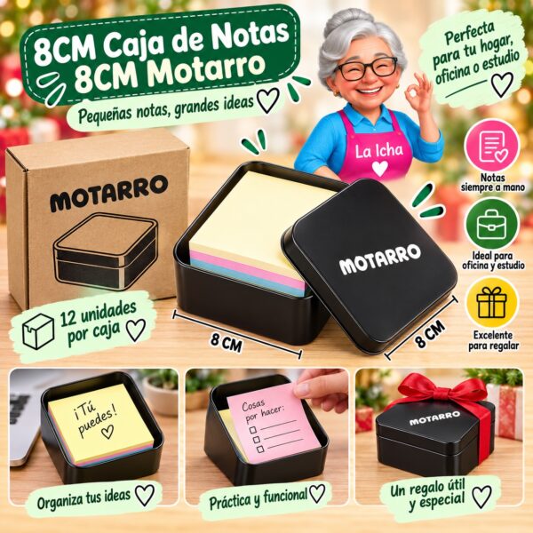 8CM Caja de Notas 8CM Motarro