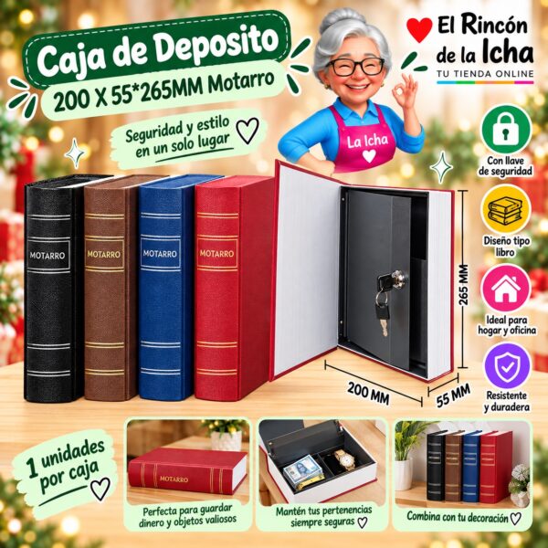RI-0008130 Caja de Deposito 200 X 55*265MM Motarro
