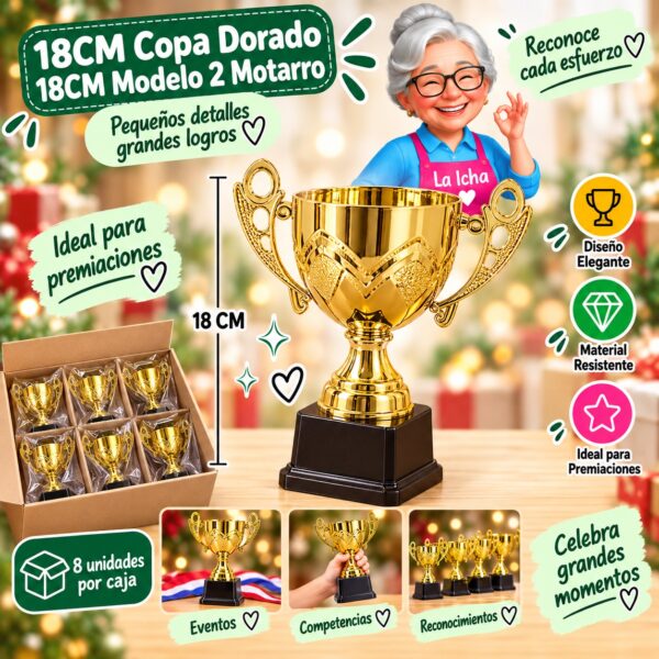 18CM Copa Dorado 18CM Motarro