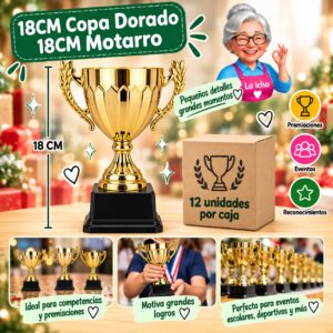 18CM Copa Dorado 18CM Modelo 2 Motarro