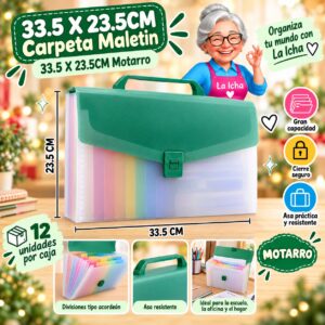 RI-0008232 33.5 X 23.5CM Carpeta Maletin 33.5 X 23.5CM Motarro