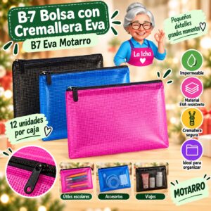 RI-0008240 B7 Bolsa con Cremallera Eva B7 Eva Motarro