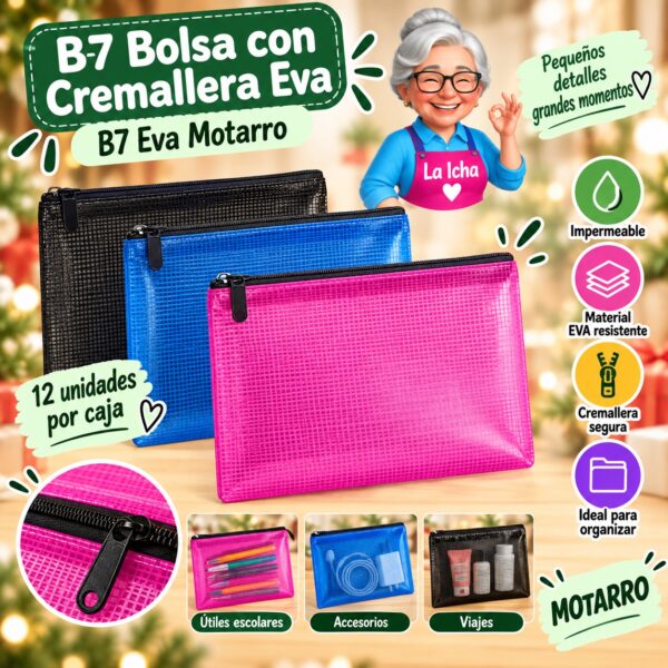 RI-0008240 B7 Bolsa con Cremallera Eva B7 Eva Motarro