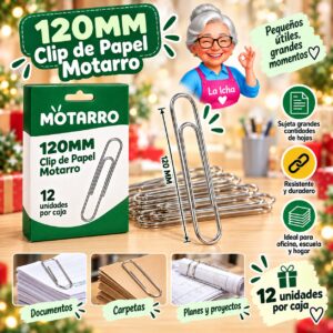 120MM Clip de Papel Motarro