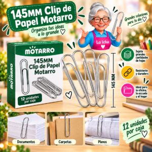 145MM Clip de Papel Motarro