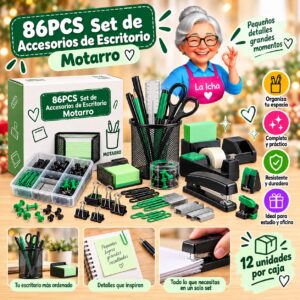 86PCS Set de Accesorios de Escritorio Motarro