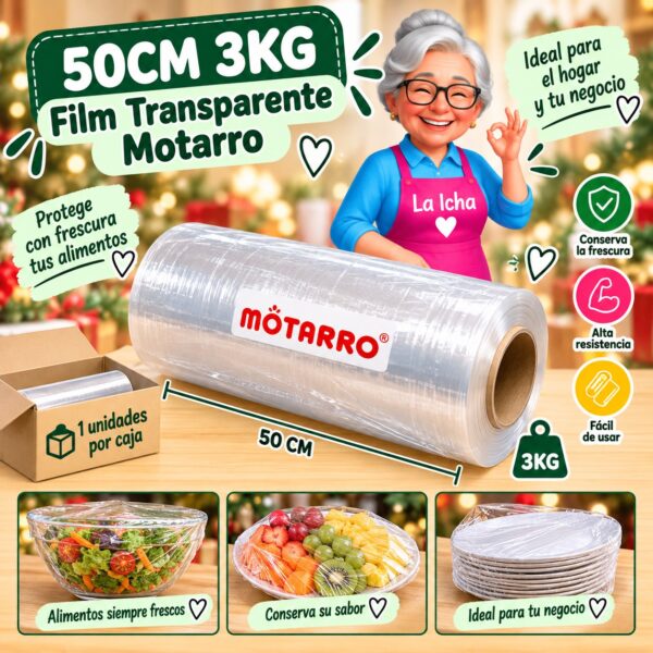 RI-0008419 50CM 3KG Film Transparente Motarro