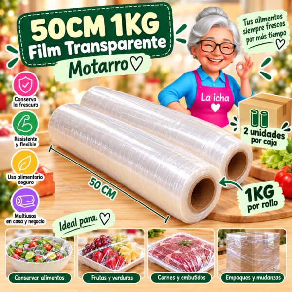RI-0008420 50CM 1KG Film Transparente Motarro