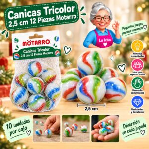RI-0008427 Canicas 1,5 cm 50 Piezas Motarro