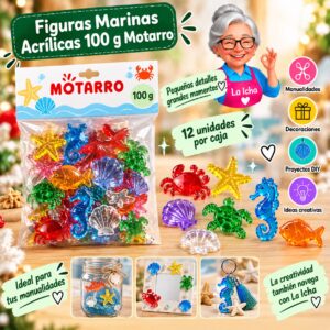 RI-0008433 Figuras Marinas Acrílicas 100 g Motarro