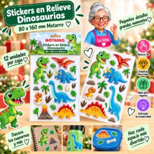 Stickers en Relieve Frutas 85 x 160 mm Motarro