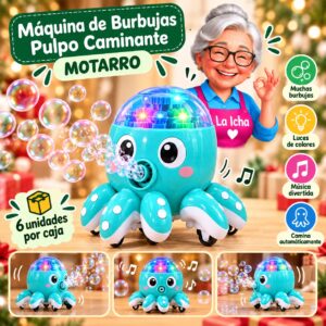 RI-0008551 Máquina de Burbujas Pulpo Caminante Motarro