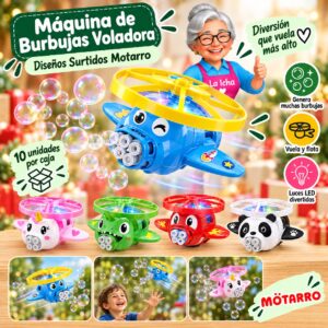 RI-0008553 Máquina de Burbujas Voladora Diseños Surtidos Motarro