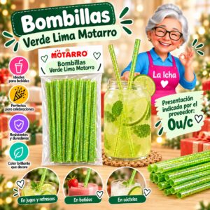 Bombillas Verde Lima Motarro