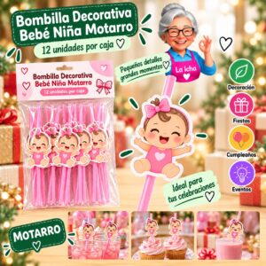 Bombilla Decorativa Bebé Niña Motarro