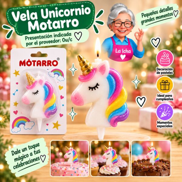 RI-0008618 Vela Unicornio Motarro