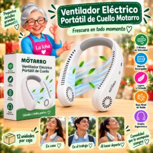 RI-0008643 Ventilador Eléctrico Portátil de Cuello Motarro