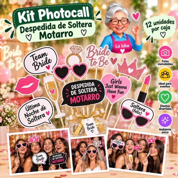 RI-0008658 Kit Photocall Despedida de Soltera Motarro