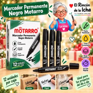 RI-0008681 Marcador Permanente Negro Motarro