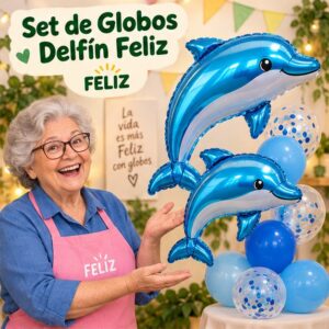 RI-0008855 Set de Globos Delfín Feliz