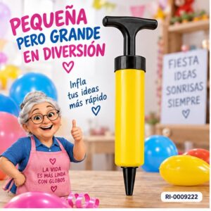 RI-0009222 Inflador Manual para Globos Feliz