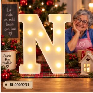 RI-0009231 Letra LED N Feliz