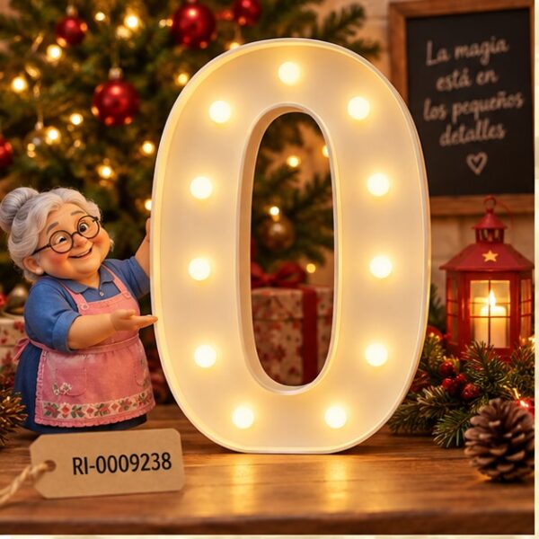 Número LED 0 Feliz