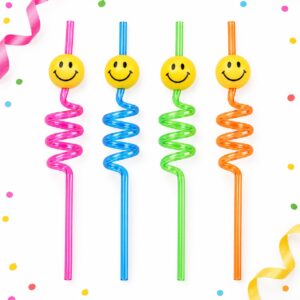 Set de 4 Bombillas Espirales con Pelotas de 24 cm Feliz