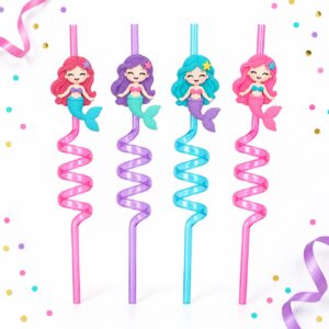 Set de 4 Bombillas Espirales con Sirenas de 27 cm Feliz