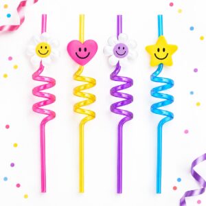Set de 4 Bombillas Espirales con Formas Surtidas de 27 cm Feliz