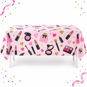 RI-0009547 Mantel de Mesa con Diseños de Maquillaje de 180 x 108 cm Feliz