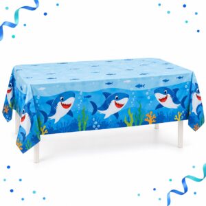 RI-0009553 Mantel de Mesa con Tiburón de 108 x 180 cm Feliz
