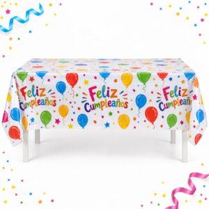 RI-0009573 Mantel de Mesa Blanco con Pandas de 108 x 180 cm Feliz