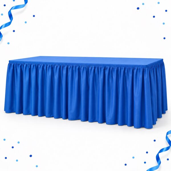 RI-0009579 Faldón de Mesa Fucsia de 426 x 73 cm Feliz