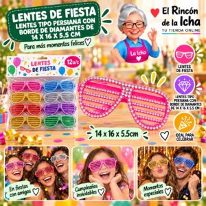Lentes de Fiesta Con Forma De Piña De 14 X 15,5 X 10,5 Cm Feliz