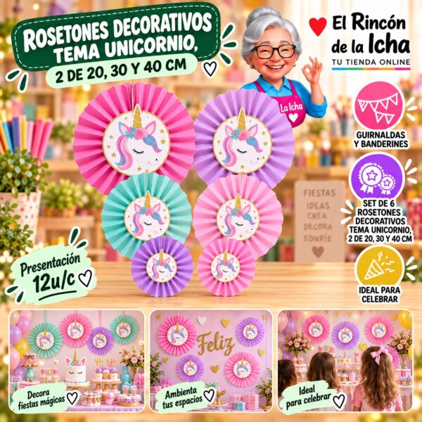 RI-0010205 Abanicos Estrella Decorativos Dorados De 30 Cm Feliz