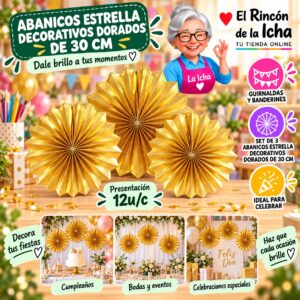 RI-0010207 Rosetones Decorativos Para Baby Shower Niño, 2 De 20, 30 Y 40 Cm Feliz