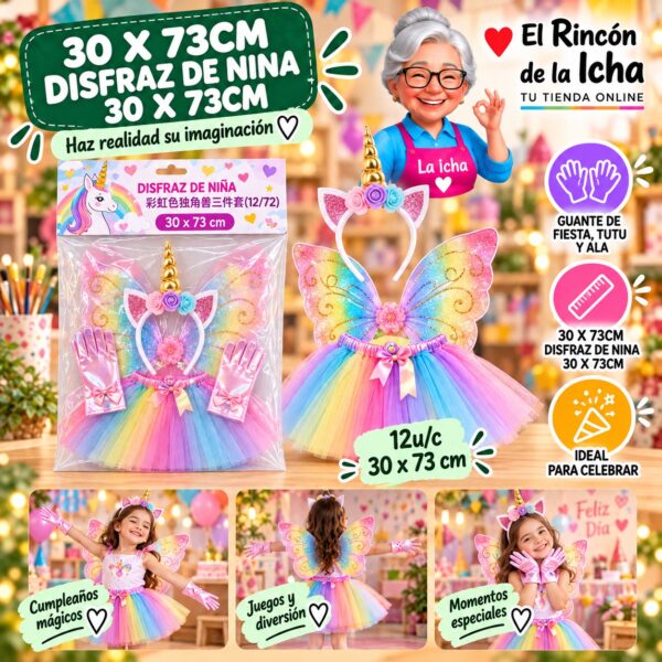 30 X 73cm Disfraz De Nina 30 X 73cm Feliz